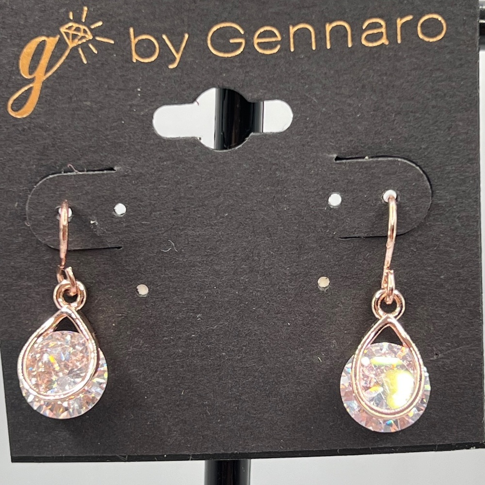 G by Gennaro Dangle Earrings $16ea / 3 for $20  Rose GOld